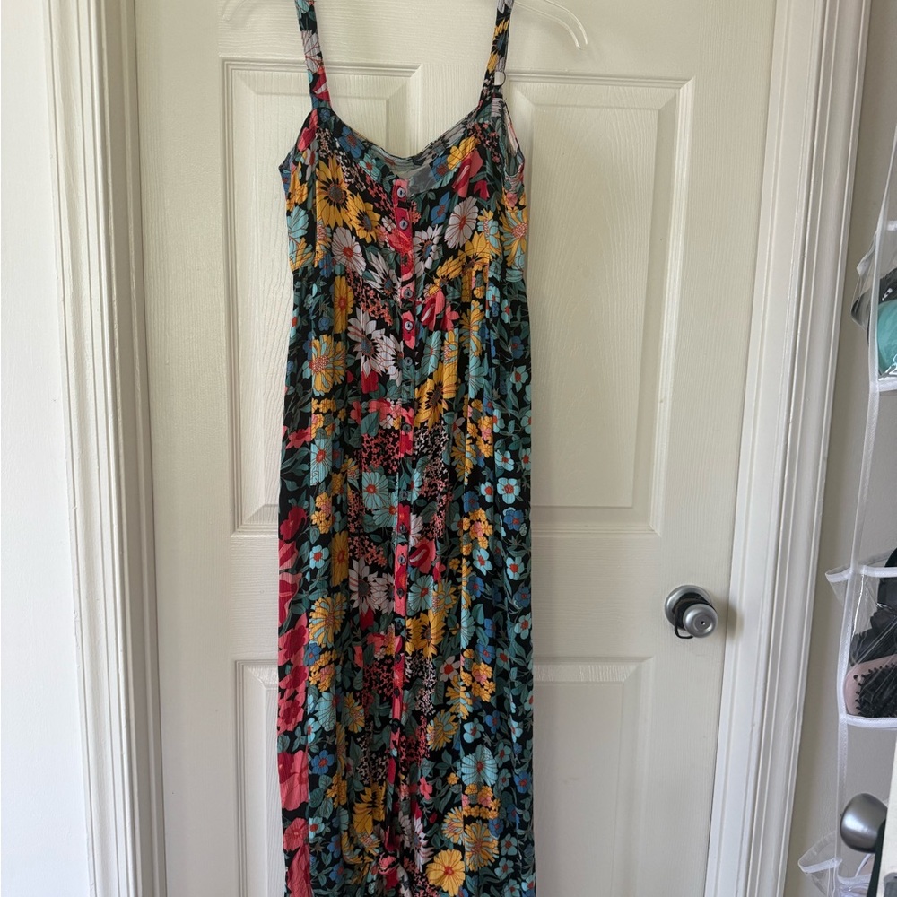 Natural Life Colorful Floral Dress